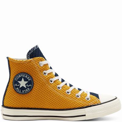 Converse Runway Cable Chuck Taylor All Star - Naisten Matalavartiset Tennarit - TummanVihreä/Keltain